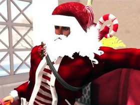 Second Life- Santa Picks Up a Stripper Part 2