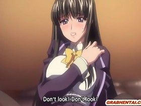 Coed anime with bigboobs first time shoving and..