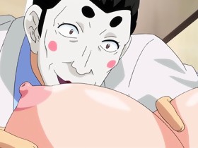 Anime playgirl gets caressed and fingered
