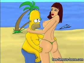 Simpsons and Futurama anime orgies