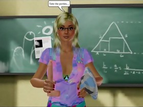Panty Fetish 3D Sexvilla2 - Second scene