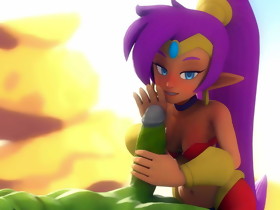 Shantae Handjob 3D!