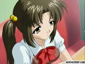 Tied up hentai legal age teenager sucks and gets..