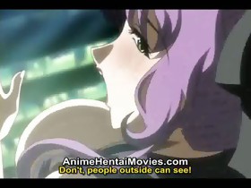 Super horny anime girl drilled by the anus -..