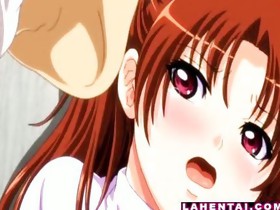 Hentai girl receives fucked and jizzed